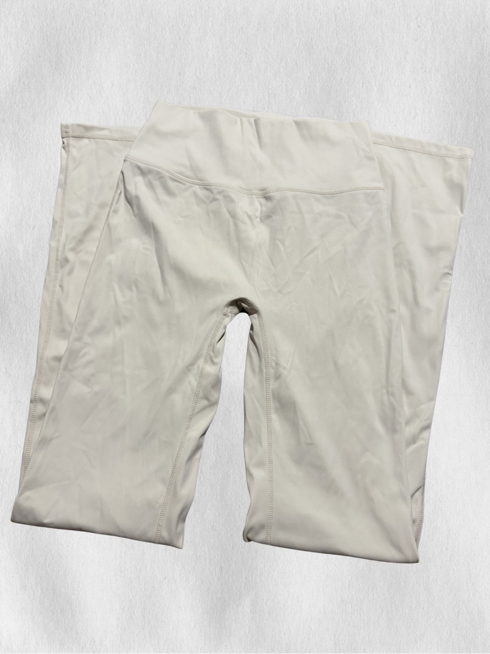 High-Waist Women’s Leggings in Light Beige